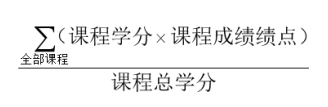 平均学分绩点